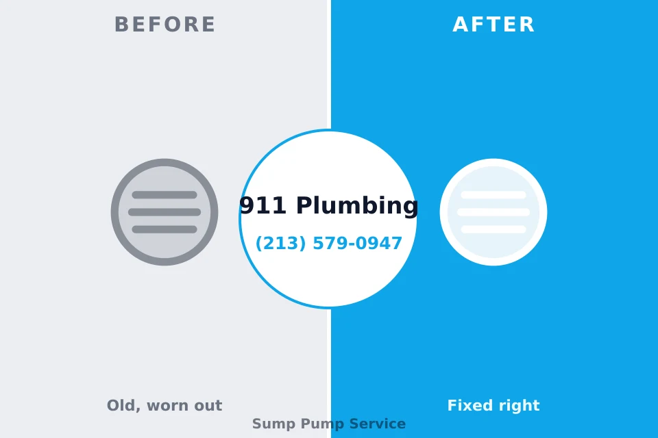 Before and after: plumbing company Mexia, TX